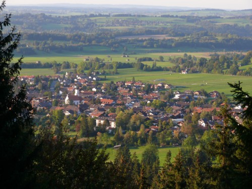 Blick auf Ohlstadt