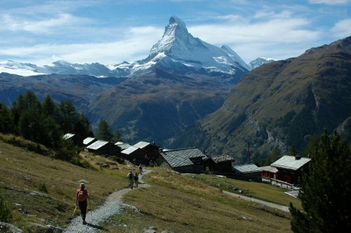 Almen &uuml;berhalb von Zermatt