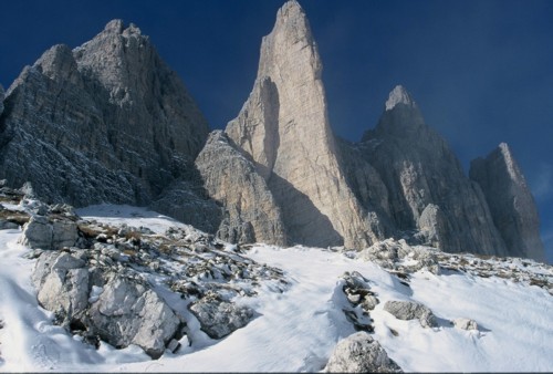 die 'Gelbe Kante' an der Kleinen Zinne - Eindrücke wie in Patagonien 