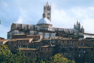 der weltberühmte gotische Dom in Siena
