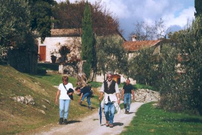 Wanderung über die Weingüter im Chianti-Gebiet zwischen Greve und Castellina