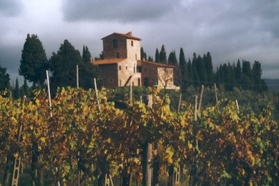Weingut im Chiantigebiet bei Panzano