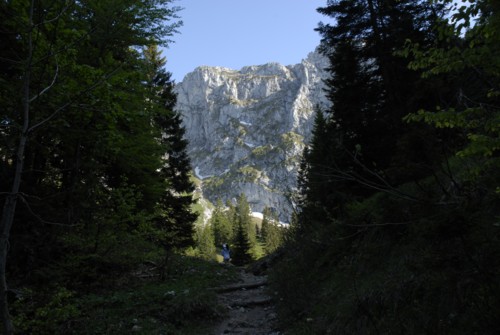 Aufstieg zur Tutzinger H&uuml;tte