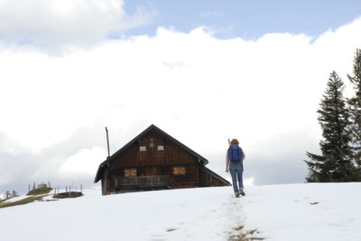 Gassenhofer Alm auf dem Weg von Wackersberg über den Zwiesel zum Blomberg