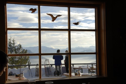 Winterwanderung von Schliersee (780m) &uuml;ber Gindelalm (1242m) nach Tegernsee (735 m)
