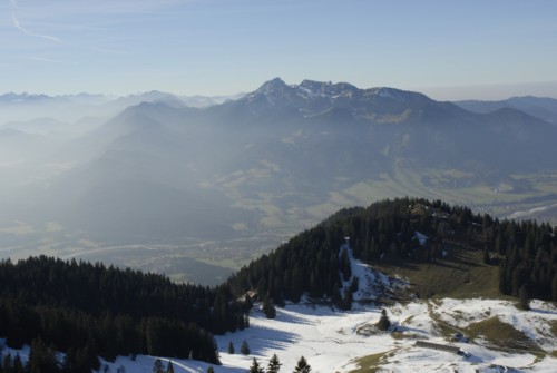 Blick auf das Brauneck vom Seekar aus