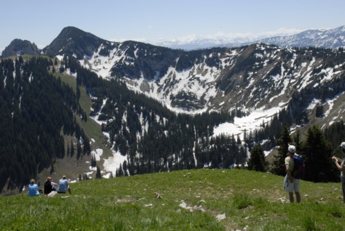 Blick auf den Risserkogel vom Setzberg