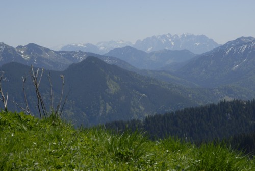 Blick auf den Wilden Kaiser vom Setzberg aus
