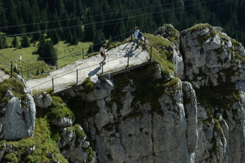 Felsenweg vom Wendelsteinhaus zum Wendelstein