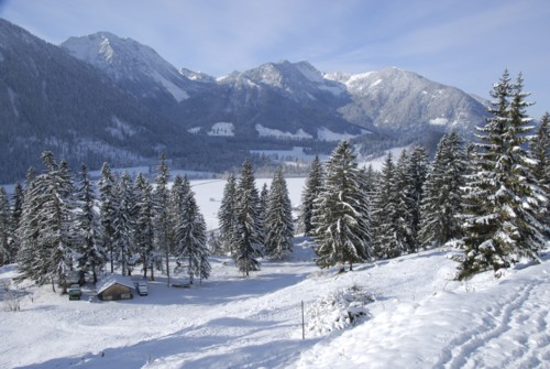 Schneeschuhtour von Osterhofen (791 m) zum Wendelsteinhaus (1740 m)