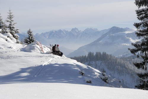Schneeschuhtour von Osterhofen (791 m) zum Wendelsteinhaus (1740 m)