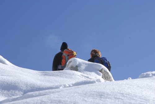 Schneeschuhtour von Osterhofen (791 m) zum Wendelsteinhaus (1740 m)