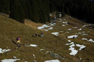 Von Sachrang auf die Priener Hütte