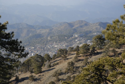 Bergdorf, Mount Olympos, Zypern