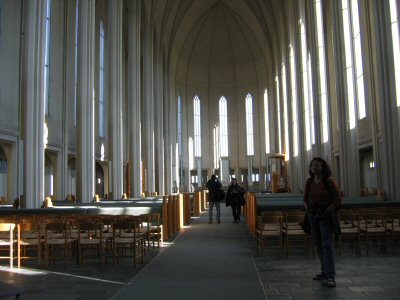 In der Hallgrimskirkja