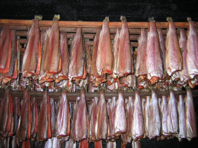 Räucherung von Fischen