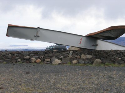 Freilandmuseum zum Vulkanausbruch unter dem Vatnajökull