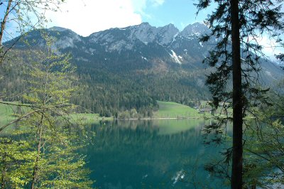Blick auf den Wilden Kaiser &uuml;ber den Hintersteiner See