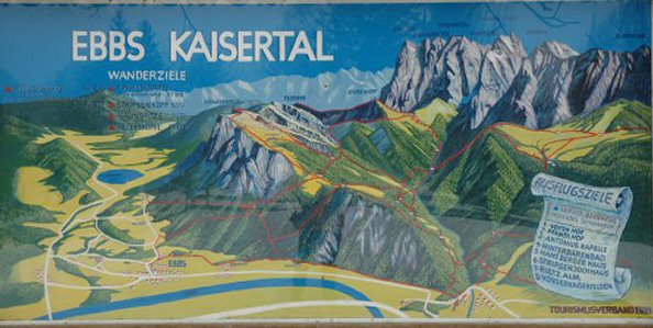 Gesamtübersicht über das Kaisergebirge, Standort: Kufstein, Sparchen