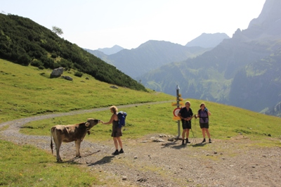 Sattel auf dem Weg von der Falkenh&uuml;tte zur Eng