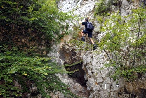 Through the stream bei Beli auf der Insel Cres in Kroatien