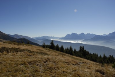 Aufstieg zum Rudlhorn im Pustertal