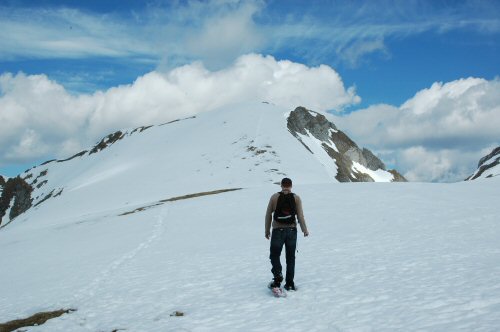 mit Schneeschuhen zum Spieljoch im Rofan