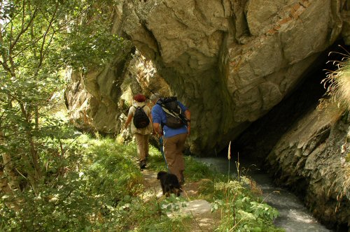 R&uuml;ckweg von Ze Steinu nach Ausserberg im Oberwallis