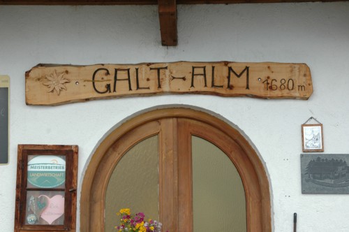 Die Galtalm auf 1.680 m H&ouml;he.