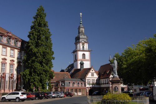 Dorfplatz in Erbach