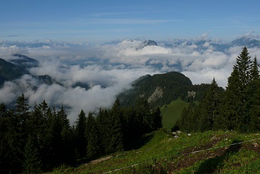 Blick von der Vorderkaiserfeldenhtte
