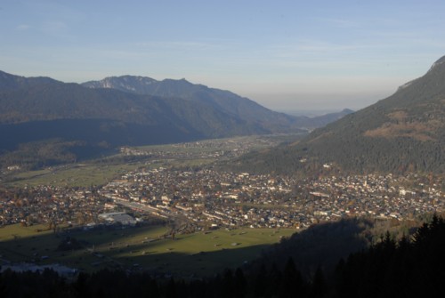 Aufstieg von Garmisch-Partenkirchen auf den Hausberg